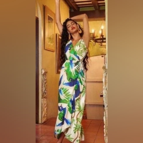 Farm rio mixed palm dress - Picture 3 of 7